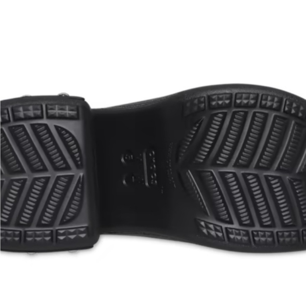 NWT Crocs Siren Studded Clog Heel Black Women's Size 13 Men’s Sz 11 - Picture 4 of 15